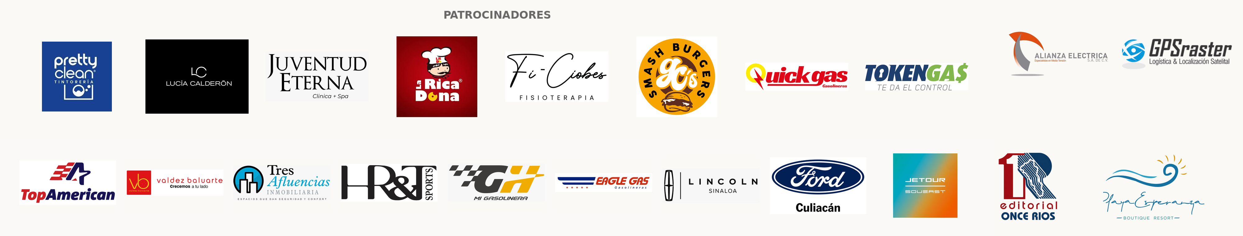 Patrocinadores Torneo Independencia 2026